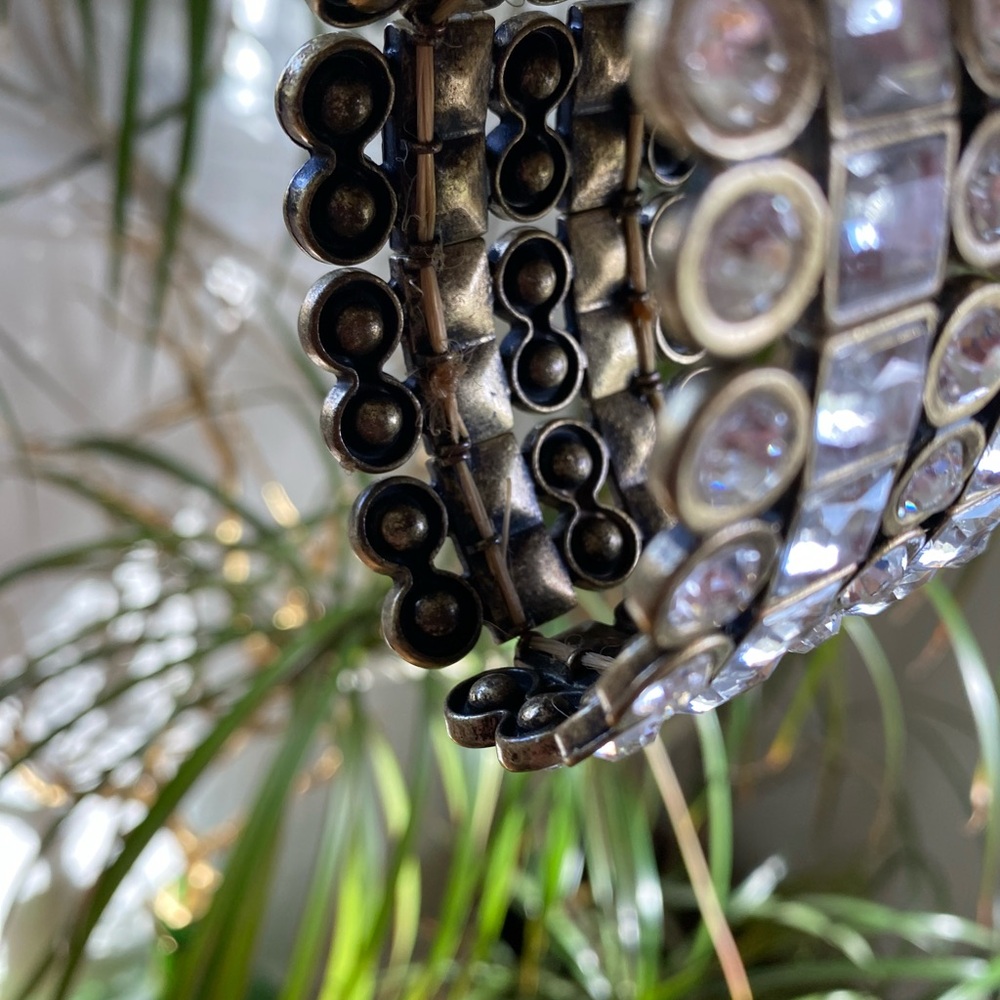 Crystal Multi-Row Stretch Bracelet - image 2